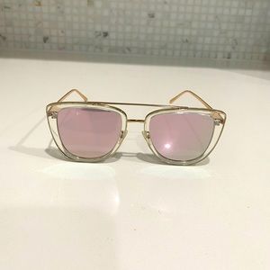 Quay Australia French Kiss Mirrored Sunglasses